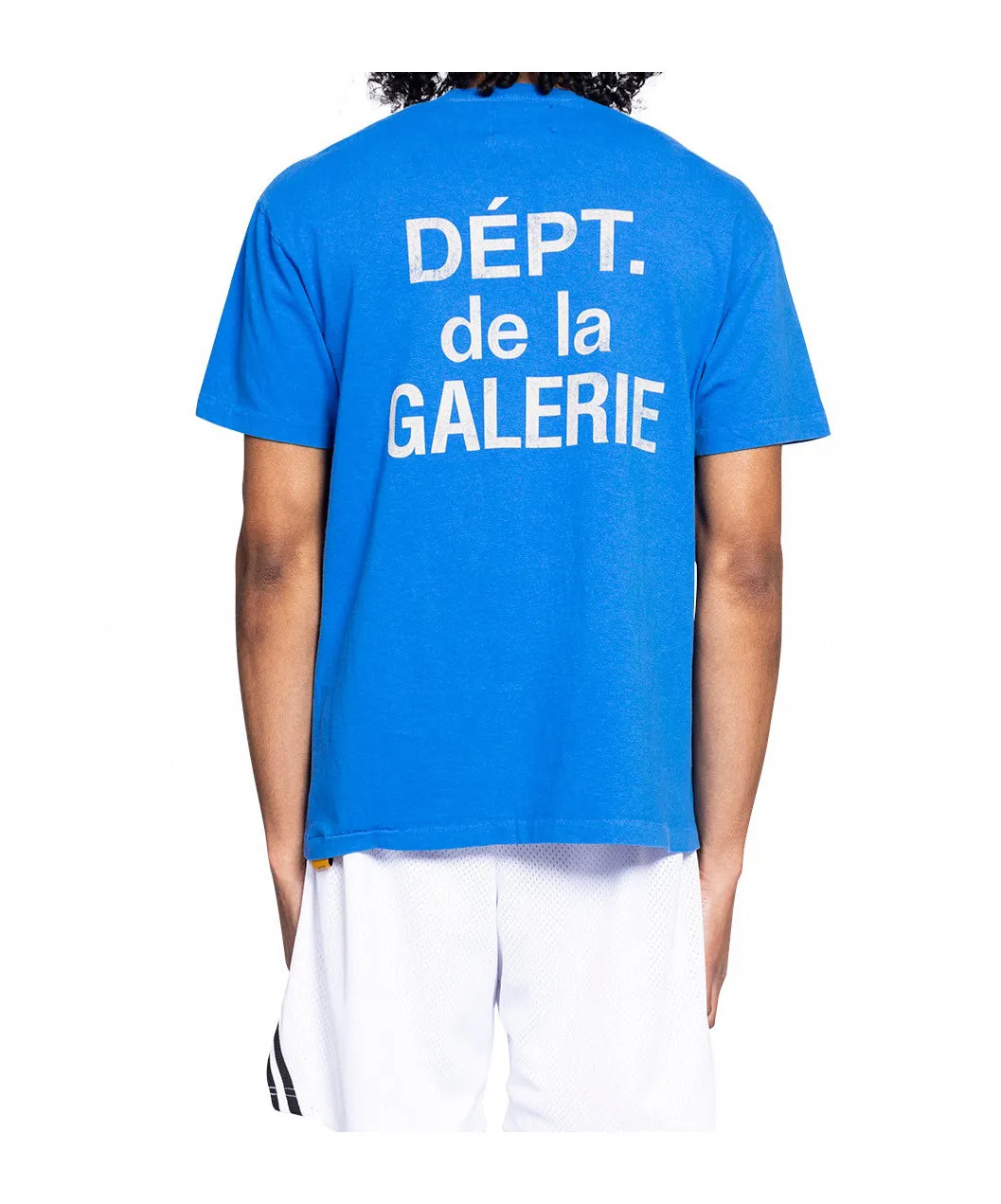 GALLERY DEPT. VENICE COURT SHORTS English mesh shorts Logo webbing wide-leg basketball shorts Black and white S-XL Original molding Loose wide-leg version American boys' first choice Breathable mesh fabric Superimposed soft material inside Comfortable and easy to match Custom-woven original consistent webbing/main mark/component wash mark Details are enlarged to follow